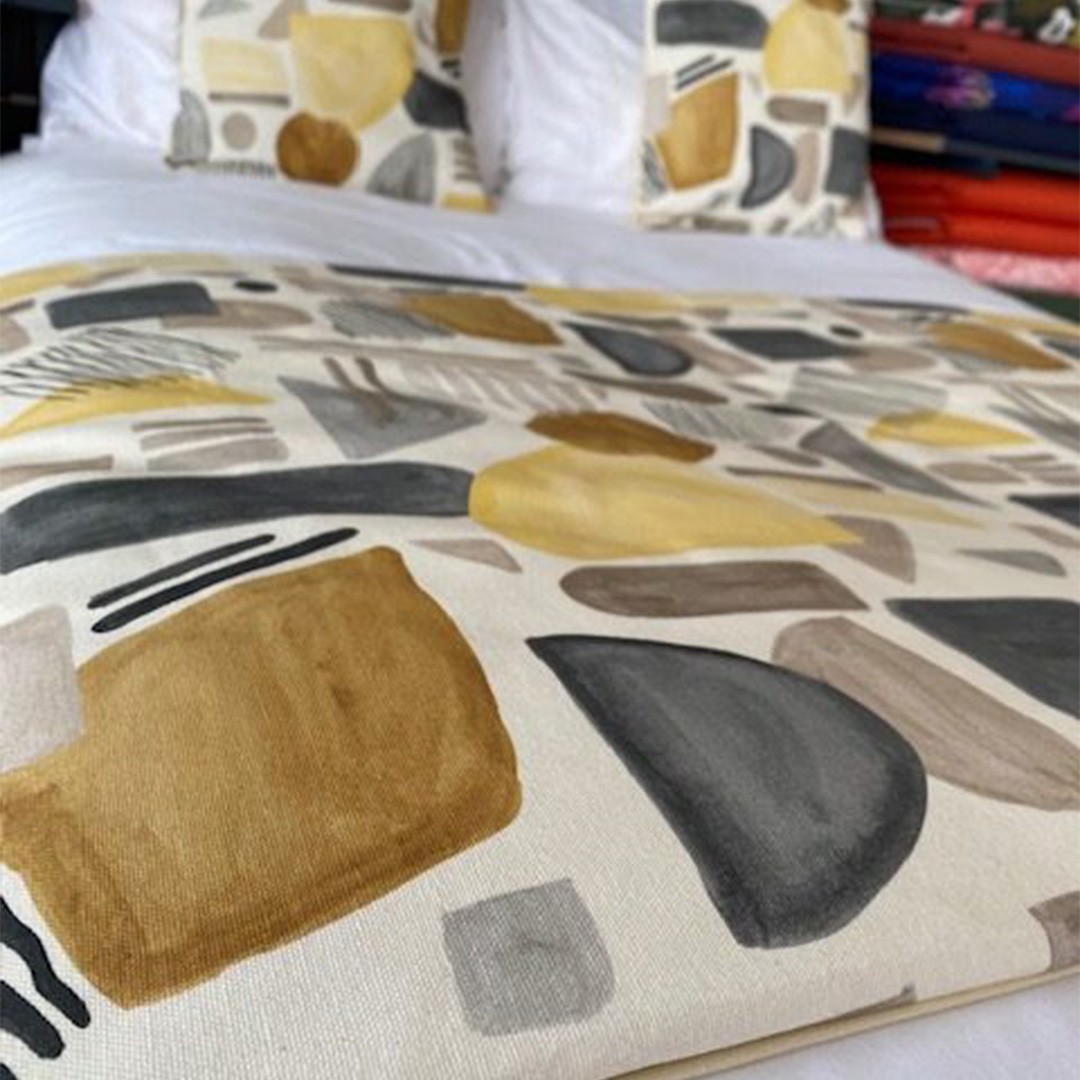Jeté de lit 80 x 220 Thème GEOMETRIQUE