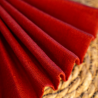 Serviettes de table bordeaux 50 x 50 recyclées (lot de 6)