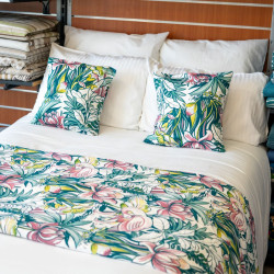 Jeté de lit 80 x 220 Thème FLORAL