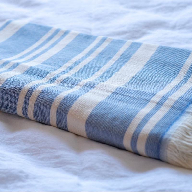 Fouta éponge 100x180 100% coton